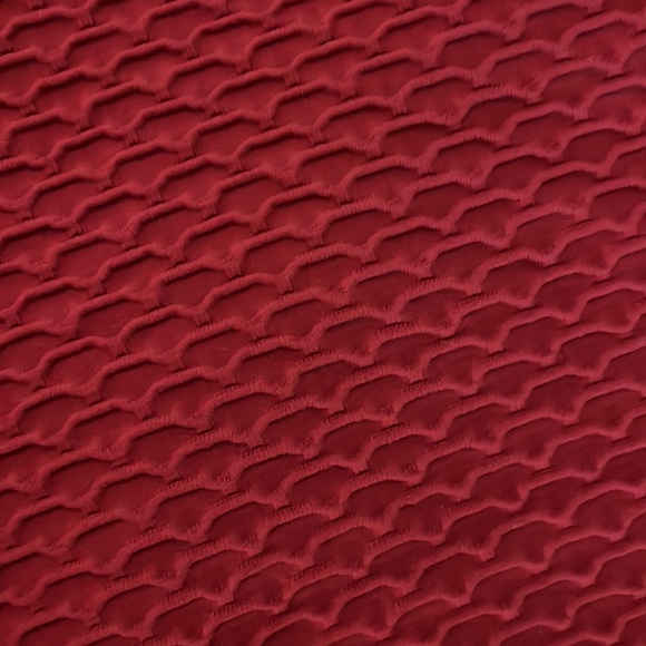 Booty by Brabants Croco Skin Cropped Legging, One Size, Merlot - Picture 3 of 7